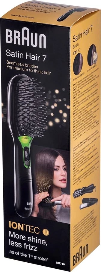 Krehër drejtues Braun Satin Hair 7, i zi