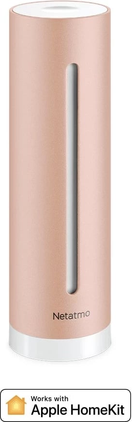 Monitor i zgjuar i cilësisë së ajrit Netatmo HCC, wireless, rose gold