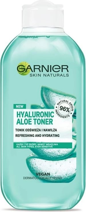 Tonik për fytyrë Garnier Hyaluronic Aloe për femra 200ml