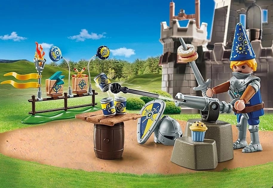 Set figurina Playmobil Novelmore 71447, Knight's Birthday Party, 43 pjesë