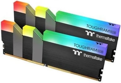 RAM memorje Thermaltake ToughRAM RGB 16GB (2x8GB), DDR4, 4400MHz, CL19, e zezë