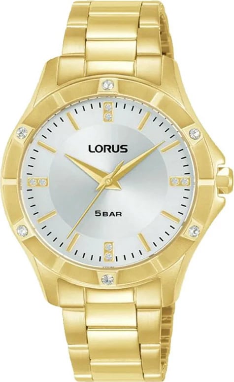 Lorus Sporty Everyday Gold Women Watch Silver Dial