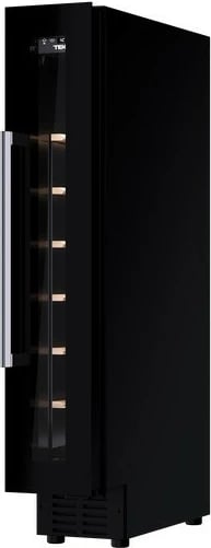 Ftohës vere i inkastrueshëm, TEKA, RVU 10008 GBK (113610003), 8 shishe, display dhe kontroll elektronik, LED, klasa G, i zi