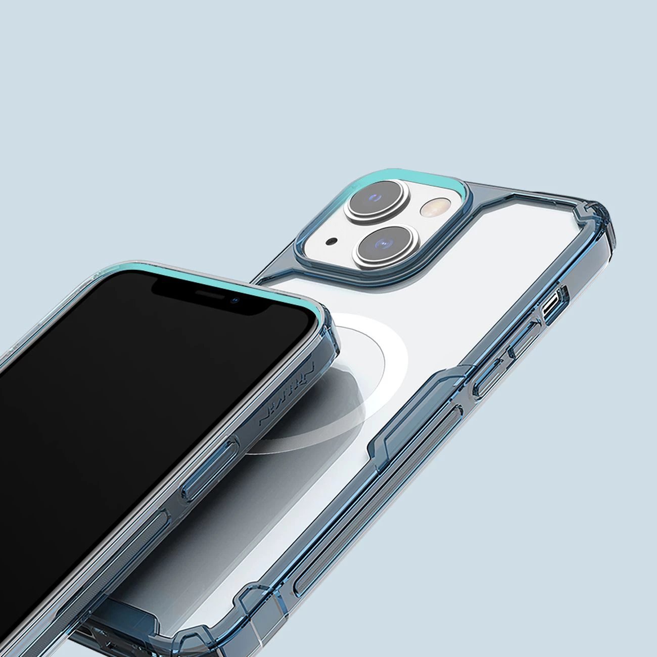 Mbështjellës Nillkin Nature Pro për iPhone 14 Plus, MagSafe, Transparent/Blé