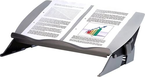Mbajtës dokumentesh Fellowes Easy Glide, A4, A3, 5 kg, 7.5 - 37.5°, Zi, Gri