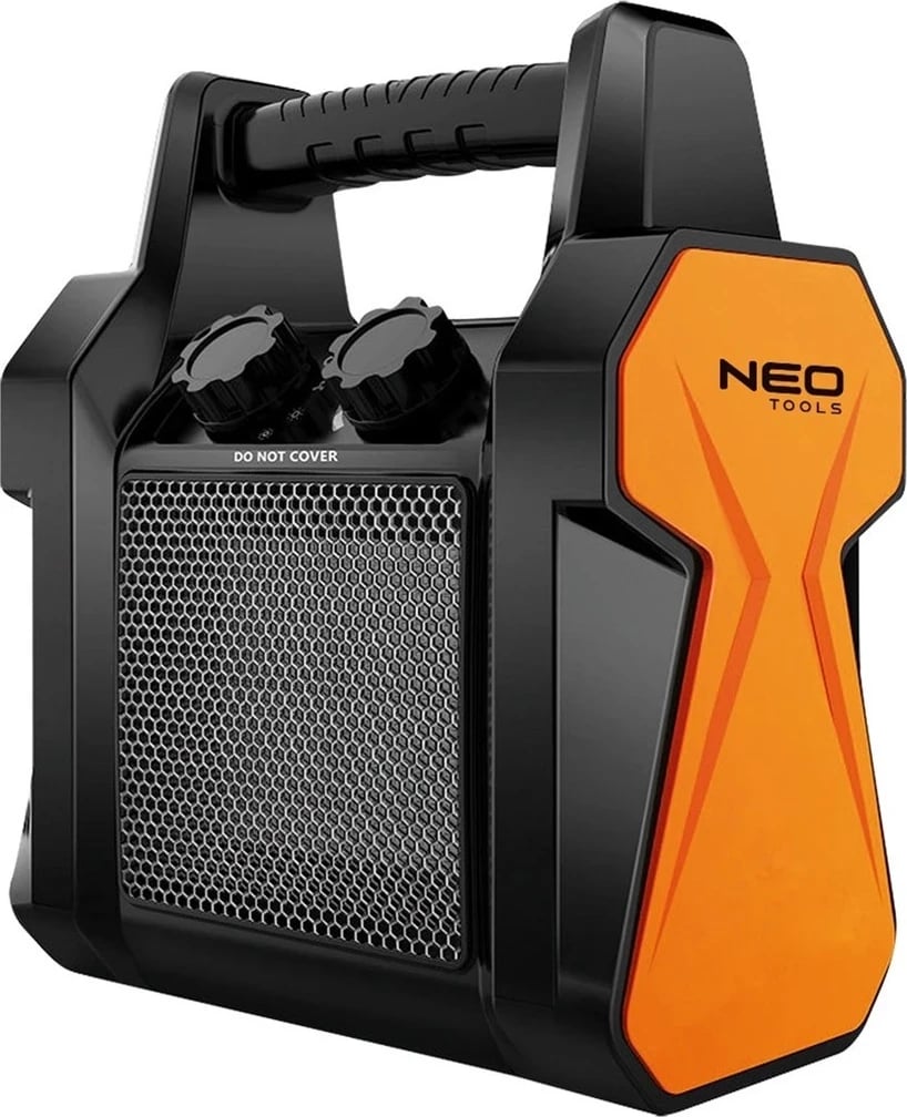 Ngrohës elektrik NEO TOOLS 90-061, PTC Ceramik 3000 W, Zi dhe Portokalli