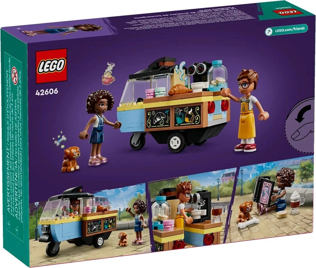 Set LEGO Friends 42606 Mobile Bakery Food Cart