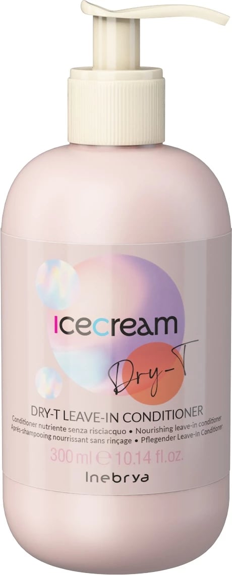 Kondicioner pa shpëlarje për femra Inebrya Ice Cream Dry-T 300ml