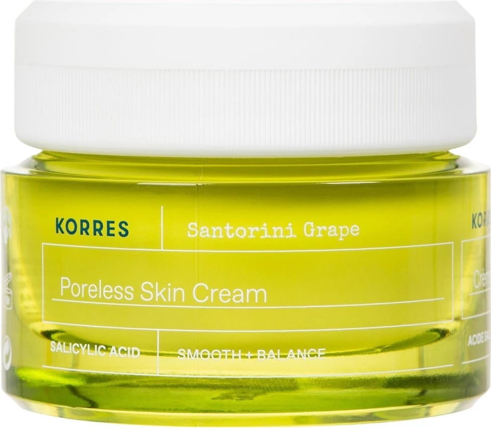 Krem fytyre për femra Korres Santorini Grape Pore Refining Cream, 40ml