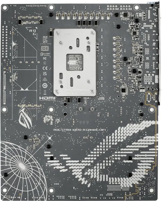 Pllakë amë Asus ROG STRIX X870-A GAMING WIFI, Socket AM5, DDR5, ATX, Bardhë