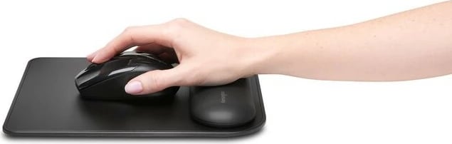 Mauspad Kensington ErgoSoft me mbështetje për dorë, K52888EU, e zezë