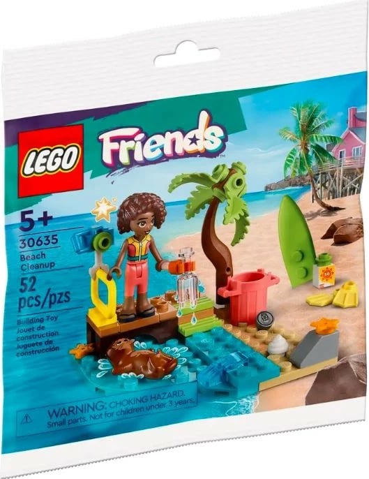 Set LEGO Friends 30635 Beach Cleaning, 52 pjesë, plastikë