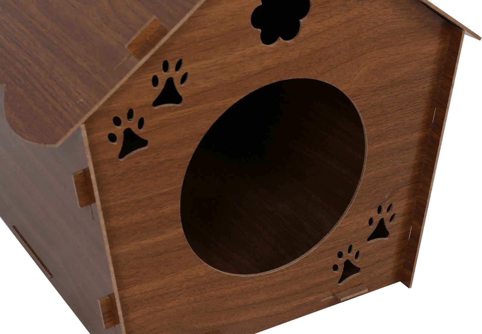 Shtëpi druri për mace, ngjyrë arre, Aberto Design, 199