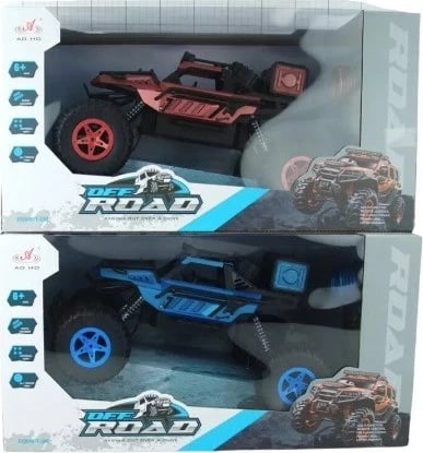 Makina me telekomandë Dromader, Set Off-Road, Kuqe dhe Blu