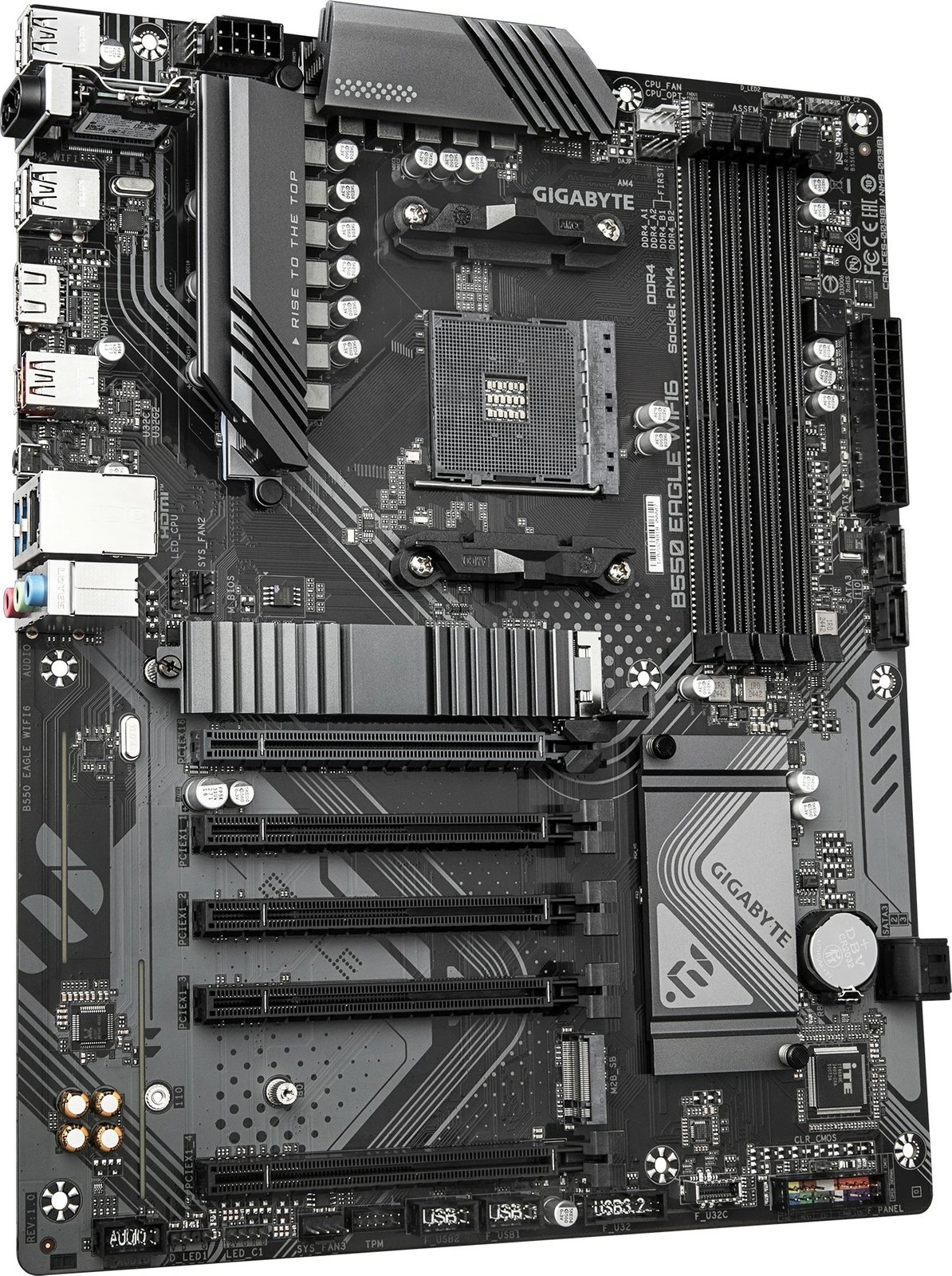 Pllakë amë Gigabyte B550 EAGLE WIFI6, ATX, DDR4, Socket AM4, e zezë