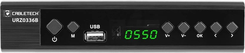 Dekoder Cabletech URZ0336, DVB-T2, H.265 HEVC, i zi