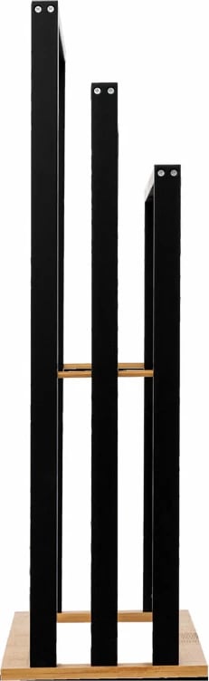 Varëse dyshemeje Tower MDF-bambu e zezë-natyrale 55x24x82cm
