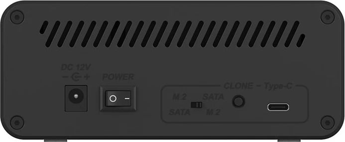 Kasë e jashtme ICY BOX IB-2914MSCL-C31, për HDD/SSD 2.5/3.5/M.2, USB 3.2 Gen 2, e zezë