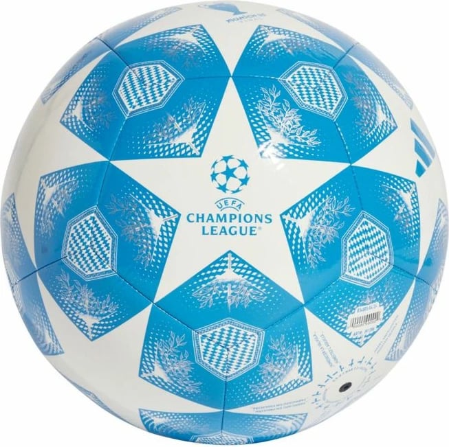 Top futbolli adidas, i bardhë dhe blu