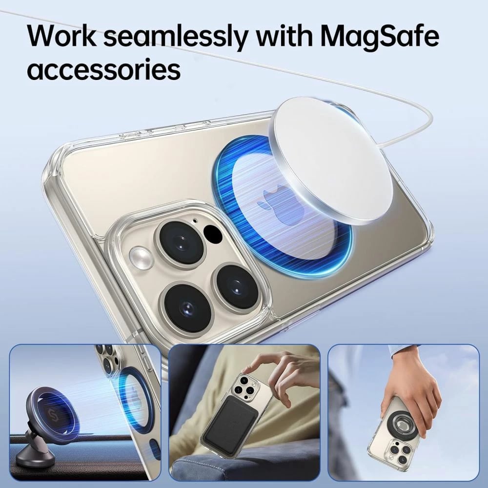 Pllakë magnetike MagSafe Tech-Protect MagMat, universale, e bardhë