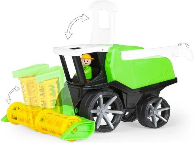 Lodër korrëse Lena Truxx2 me figurë, plastikë, e gjelbër/e verdhë/e zezë/e bardhë, 37cm Lodër korrëse Lena Truxx2 me figurë, plastikë, e gjelbër/e verdhë/e zezë/e bardhë, 37cm