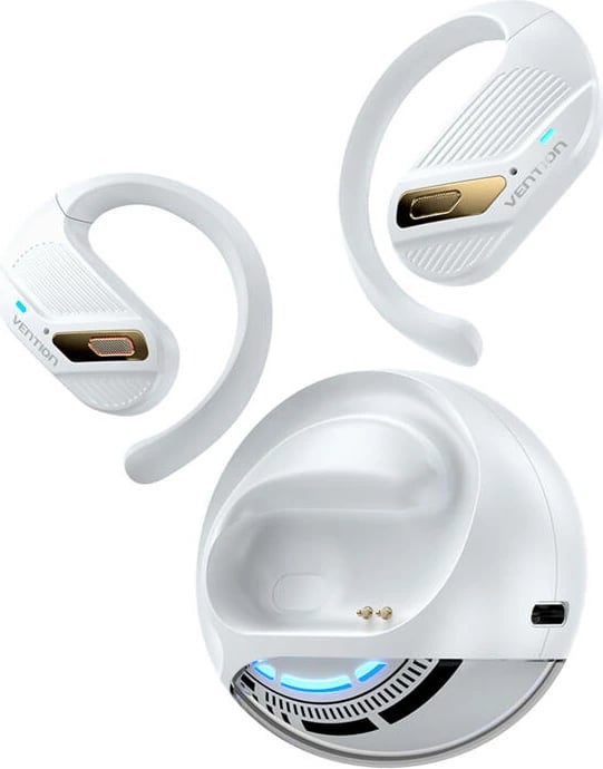 Kufje TWS Vention OpenBeat O12, Bluetooth 5.4, me prekje, IPX4, të bardha