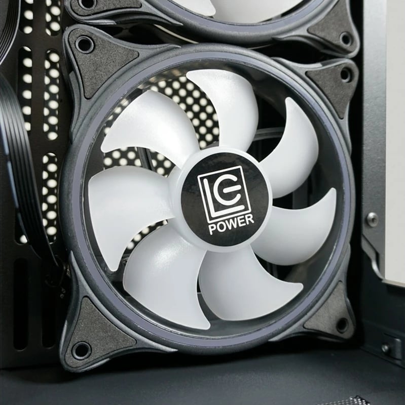 Kasë LC-Power 809B Dark Storm_X, Midi Tower, ATX, RGB, e zezë