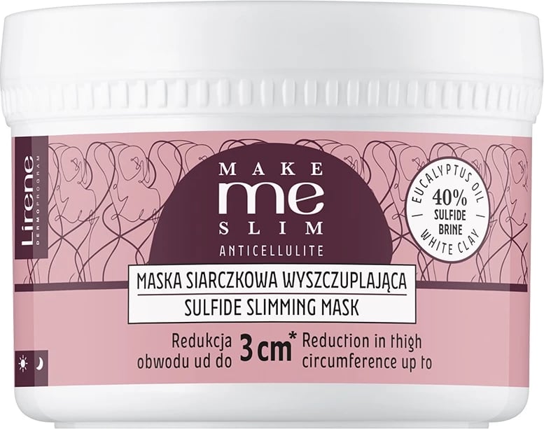 Maskë për trup për femra Lirene Make Me Slim Anticellulite Sulfur, 200g