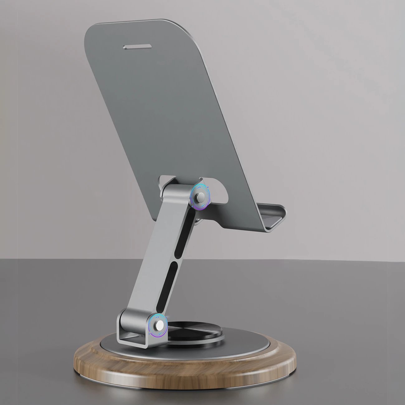 Mbajtës telefoni Dudao F17M, metal, 360°, Gri