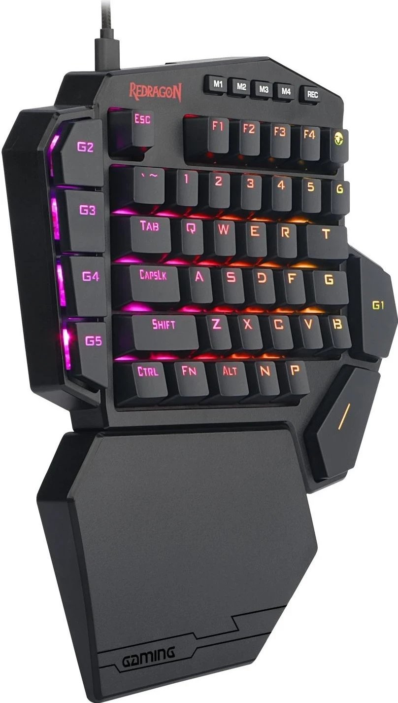 Tastierë për një dorë Redragon K585 DITI, me RGB