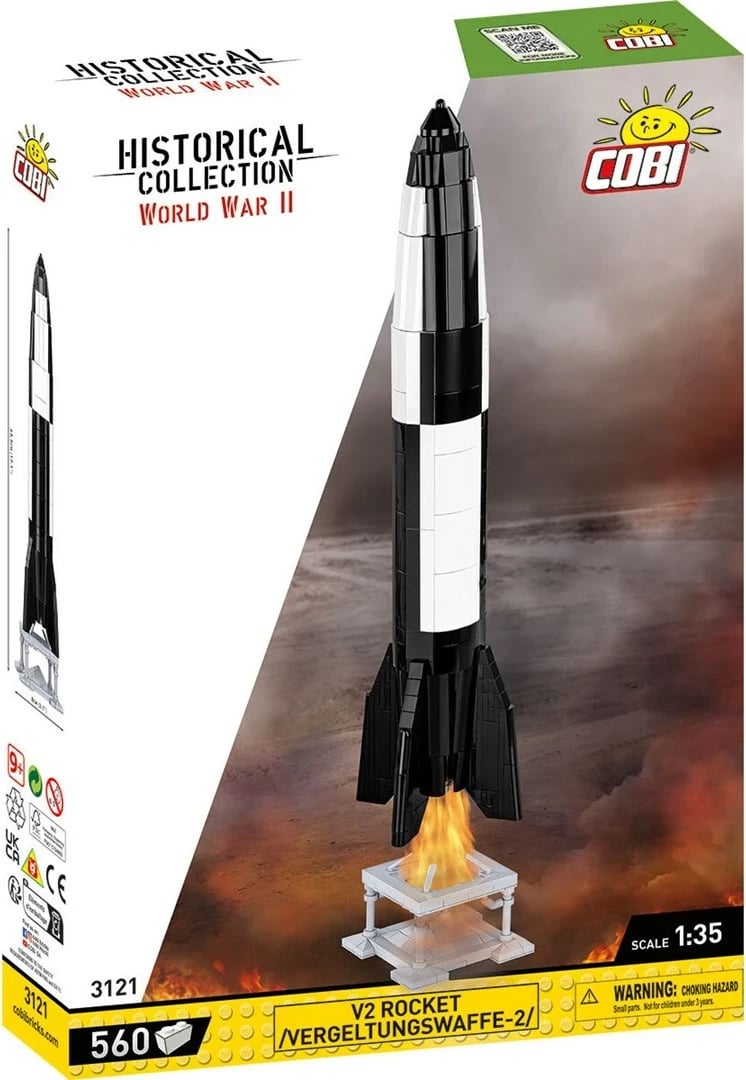 Set ndërtimi COBI V2 Rocket, Gri