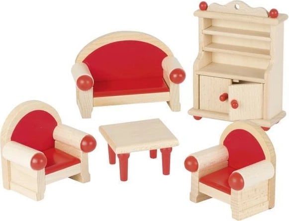 Set salloni druri Goki për shtëpi kukullash, 5 pjesë