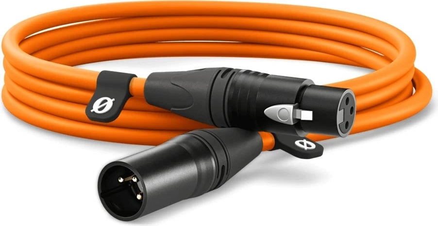 Kabllo audio RODE XLR3M-O, 3 m, Portokalli
