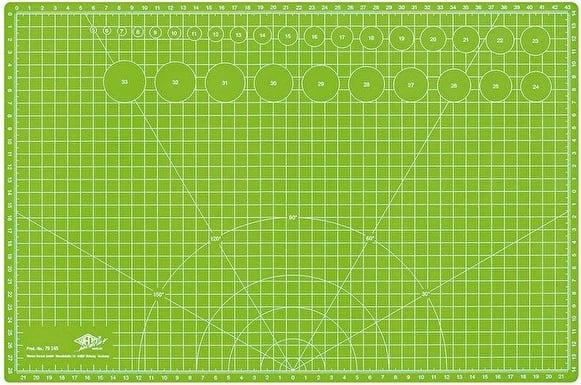 Tapet prerës WEDO 79 245, 45x30cm, jeshil