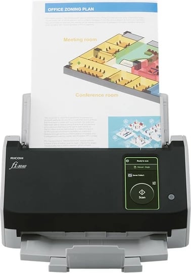 Skaner Ricoh fi-8040, 210 x 297 mm, 600 x 600 DPI, 24 bit, 8 bit, 40 ppm, 80 ipm