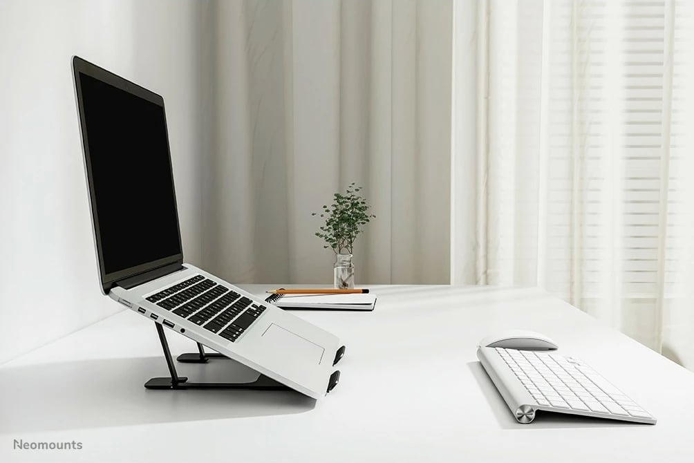 Mbajtës laptopi Newstar Neomounts NSLS085BLACK, Alumini, 10-17", i zi