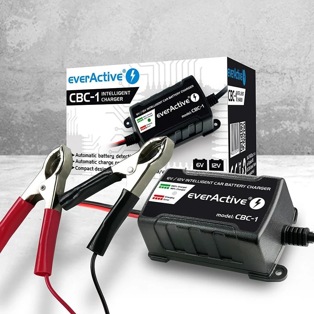 Karikues i baterisë së makinës everActive, 6-12V