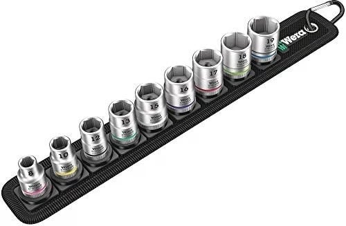 Set çelësa WERA Belt B 4, 9 copë, me rrip organizues Set çelësa WERA Belt B 4, 9 copë, me rrip organizues