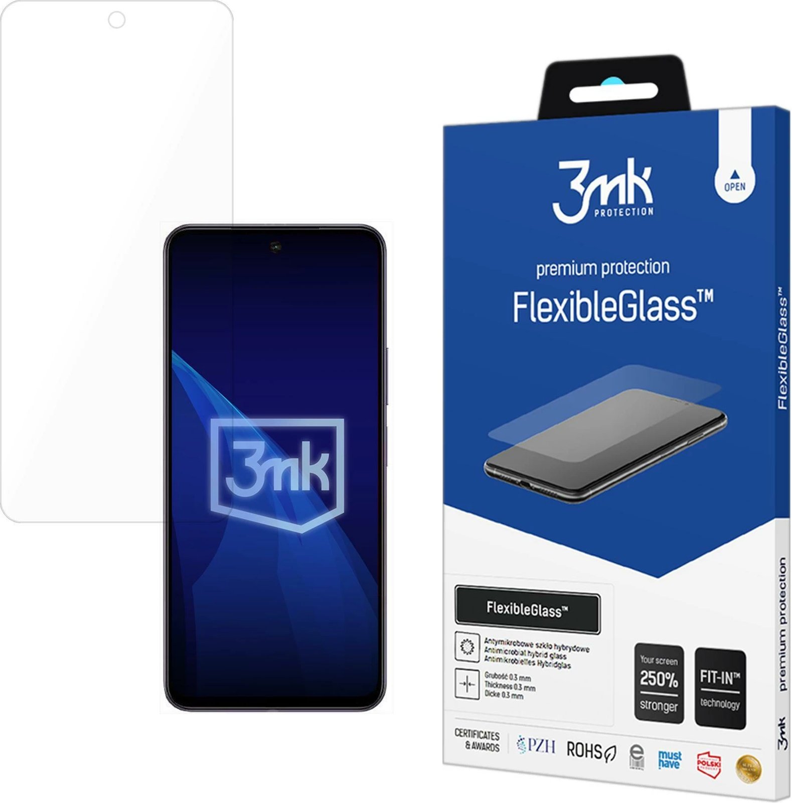 Xham mbrojtës hibrid 3mk FlexibleGlass për Vivo Y39 5G