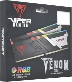 RAM Memorje Patriot Memory Viper RGB PVVR532G640C32K, 32 GB DDR5 6400 MHz RAM Memorje Patriot Memory Viper RGB PVVR532G640C32K, 32 GB DDR5 6400 MHz