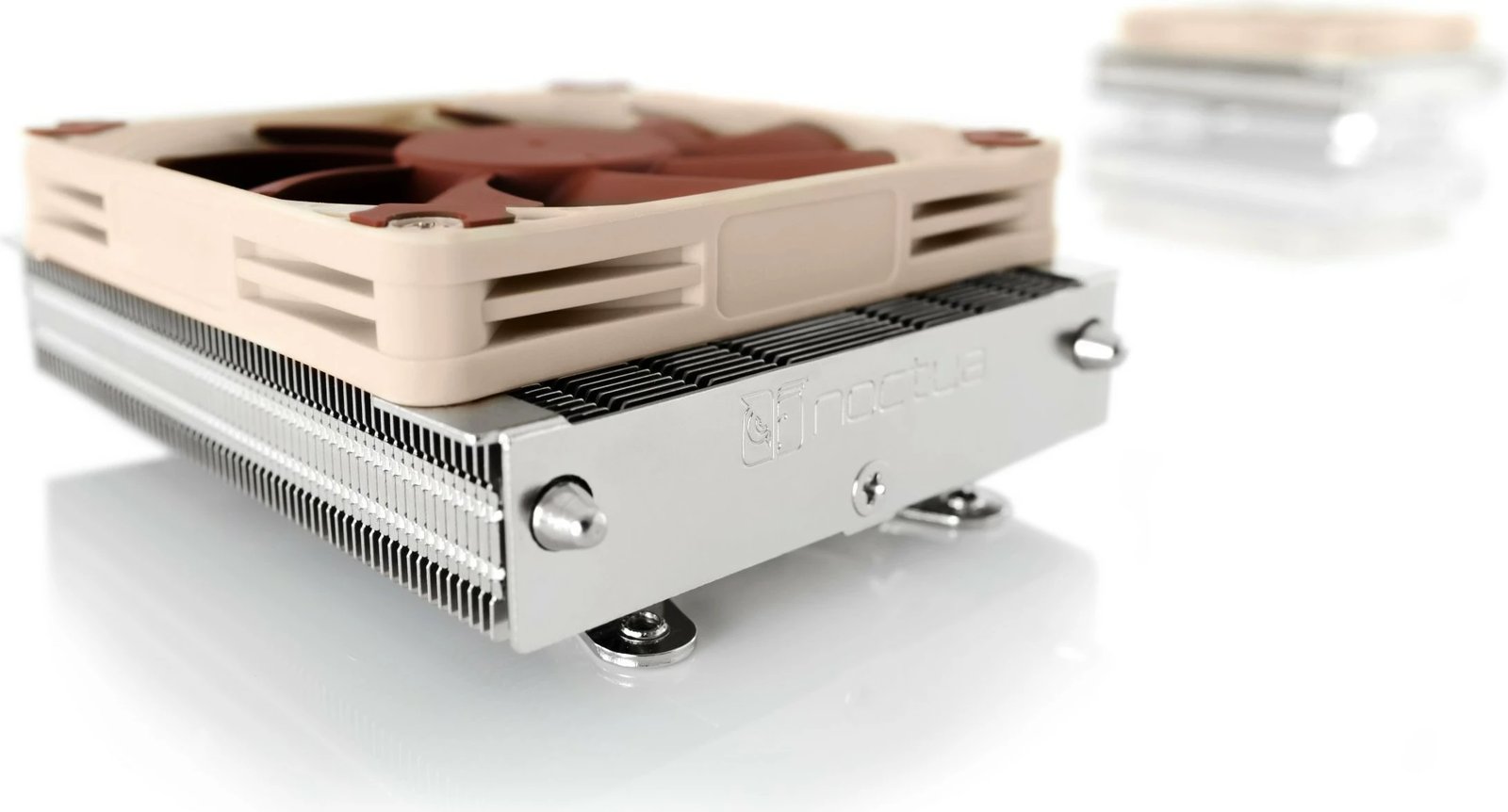 Ftohës procesori Noctua NH-L9a-AM4, 9.2cm, për AMD, Socket AM4, i ulët, PWM, bezhë/kafe
