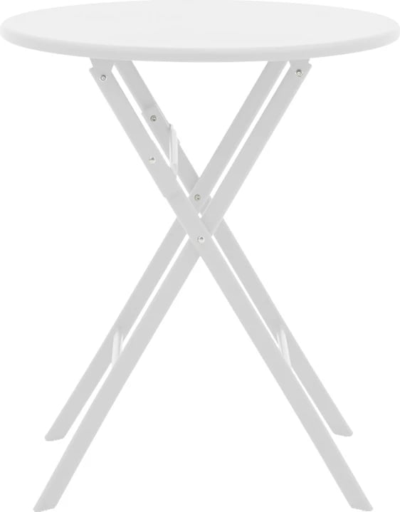 Sipërfaqe Tavoline Albero ngjyrë bardhë metal D60x70cm