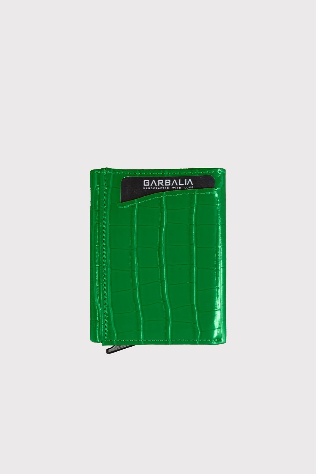 Portofol uniseks Zoozie Bags, Malta Croco, ngjyrë e gjelbër