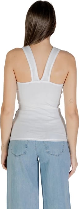 Maicë Calvin Klein Jeans femra, e bardhë