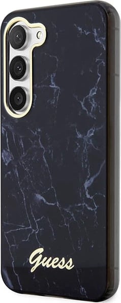 Mbështjellës Guess GUHCS23SPCUMAK për Samsung Galaxy S23, hardcase, i zi