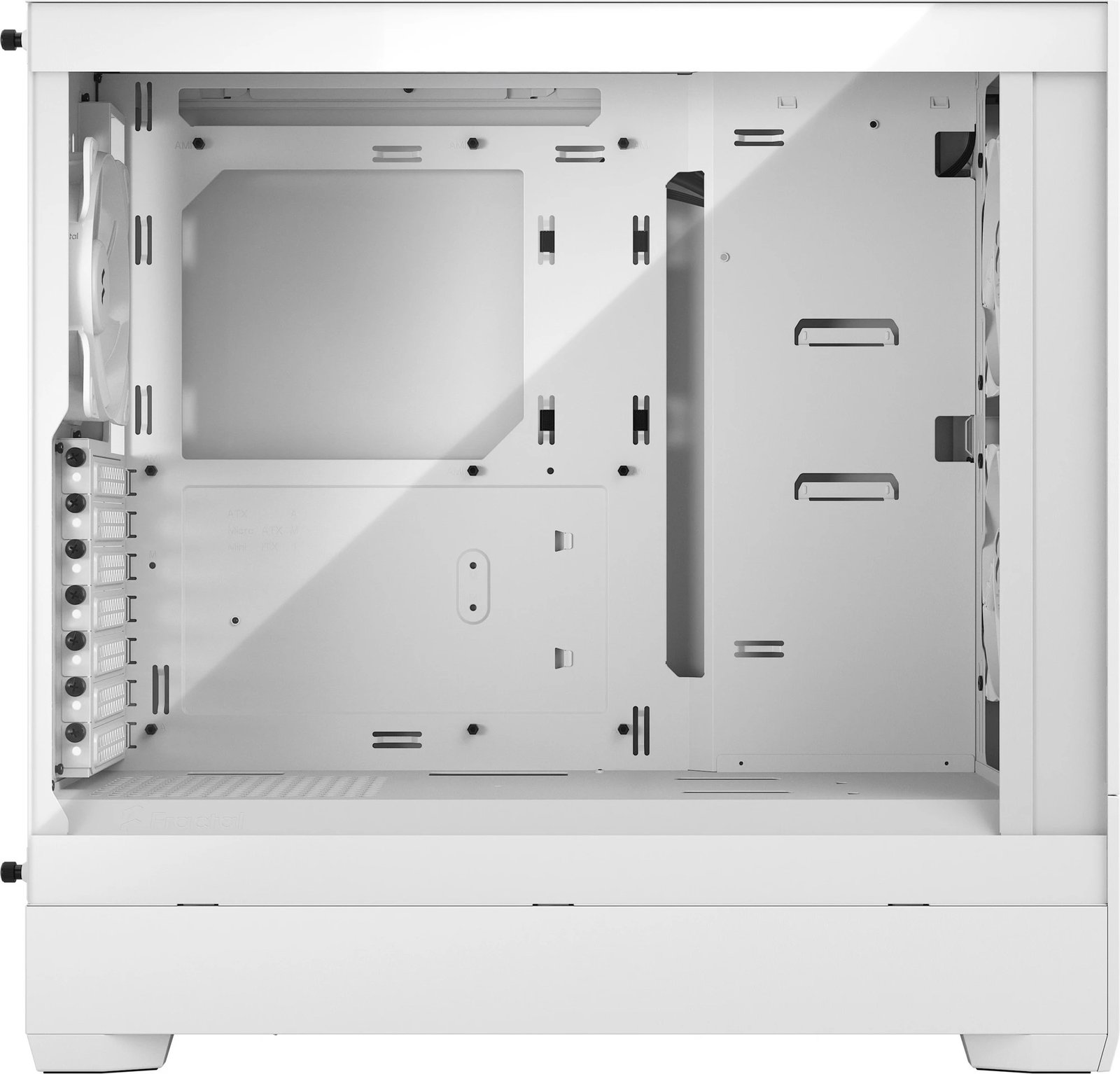 Kasë Fractal Design Pop Air, Tower, ATX, micro ATX, Mini-ITX, bardhë