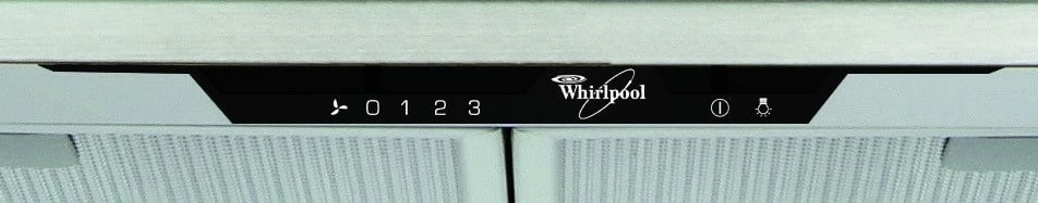 Okap Whirlpool AKR6851IX, inox, i montum n’mur