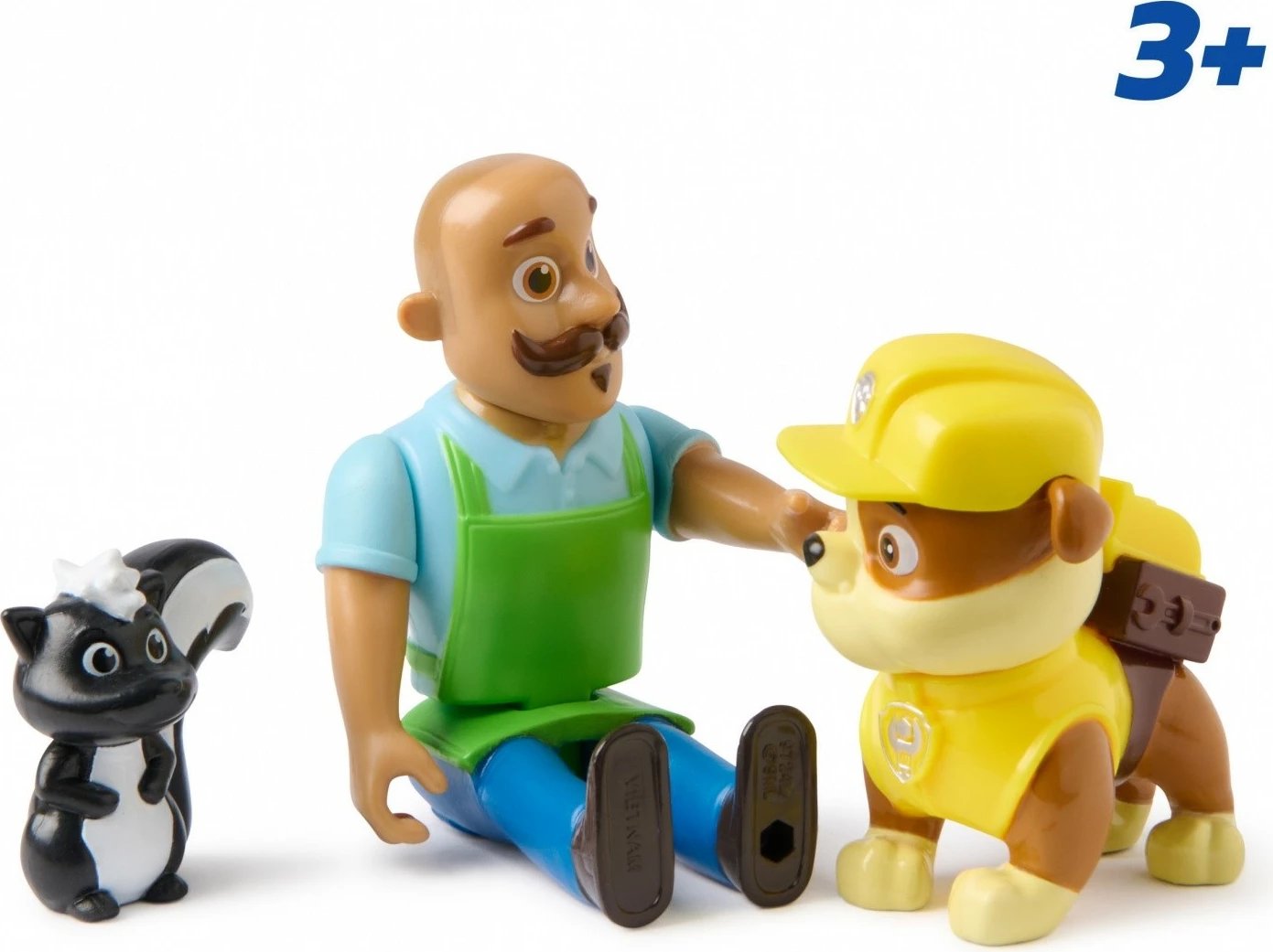 Set figurina Paw Patrol Spin Master Rubble & Mr. Porter, plastikë, për fëmijë