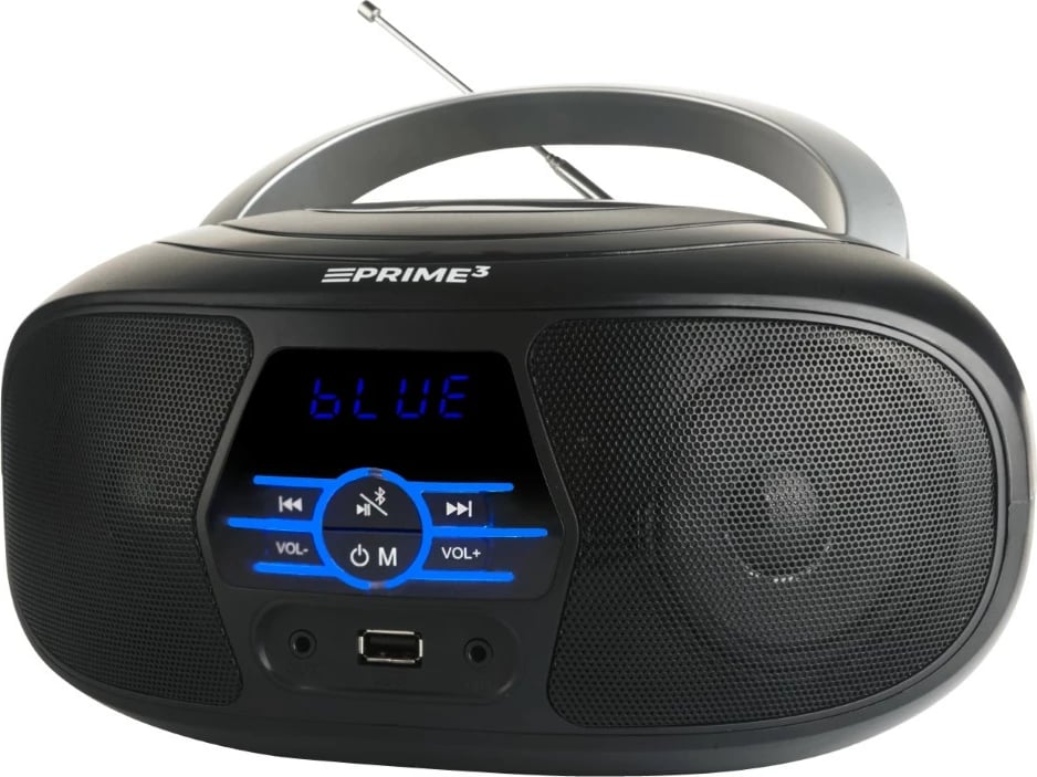 Boombox PRIME3 ABB11BT NANO, Bluetooth, FM, USB, i zi/argjendtë