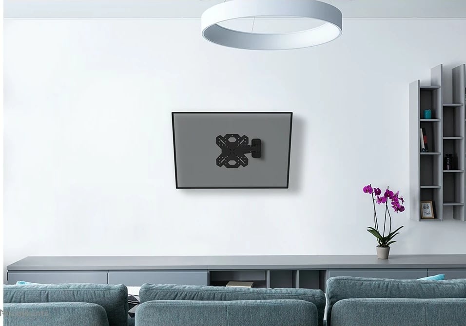 Mbajtëse muri për TV Neomounts WL40S-840BL12, full motion, 32-55 inç, e zezë